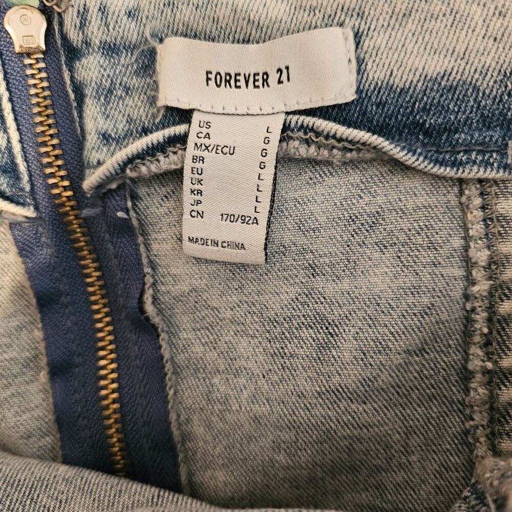 Rosette Denim Mini Dress - Picture 6 of 6